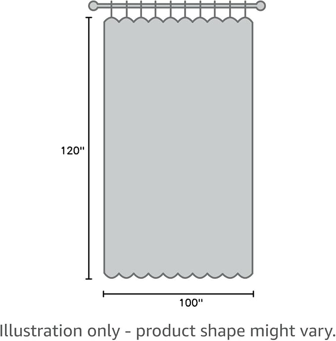 NICETOWN Outdoor Patio Curtain Windproof and Waterproof, Grommet Top & Bottom - Image 8
