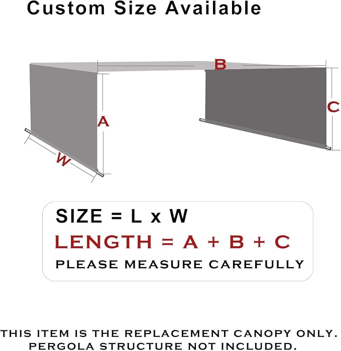Alion Home Custom HDPE Permeable Canopy Sun Shade Cover Replacement - Image 8