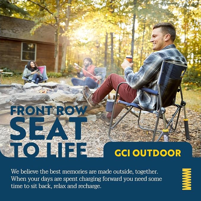 GCI Outdoor Freestyle Rocker Camping Chair | Portable Folding Rocking Chair - Image 8