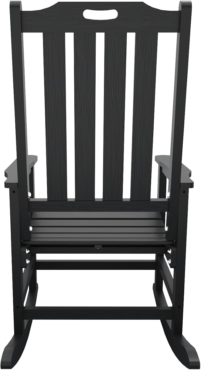 THOEOE Outdoor Rocking Chairs Set of 2, Oversized Patio Rocking Chair | HDPE - Image 10