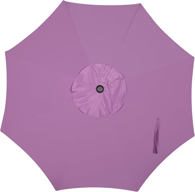 9' Outdoor Patio Umbrella, Outdoor Table Umbrella, Yard Umbrella, Market - Image 4