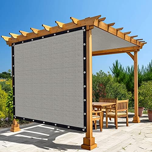 Amagenix 90% Shade Fabric 14'X 22' Gray Sun Shade Cloth by Amagenix