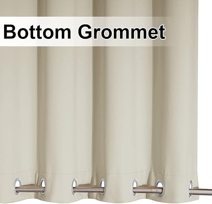 NICETOWN Outdoor Patio Curtain Windproof Double Grommets, Thermal Insulated - Image 5