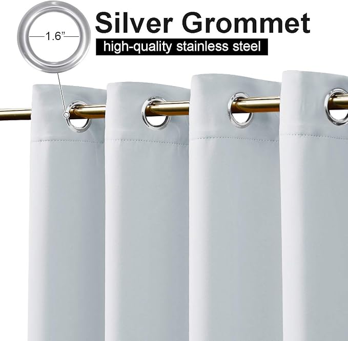 NICETOWN Outdoor Curtain Waterproof & Windproof, Energy Smart Thermal Insulated - Image 2