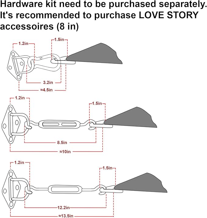 LOVE STORY Custom Size 17' x 29' x 29' Sun Shade Sail, Turquoise Blue | HDPE - Image 3