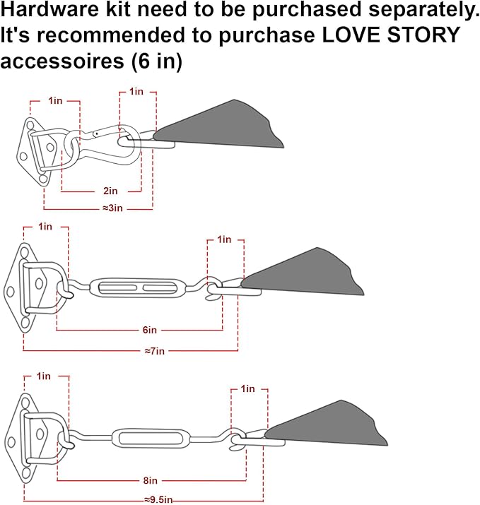 LOVE STORY Custom Size 15' x 15' x 21.2' Sun Shade Sail, Turquoise Blue | HDPE - Image 3