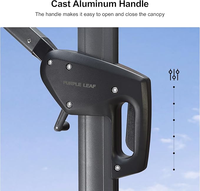 PURPLE LEAF Patio Umbrella - Image 5