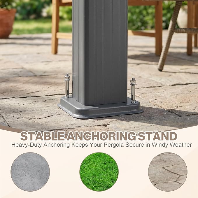 10 x 12 ft Outdoor Pergola - Image 8