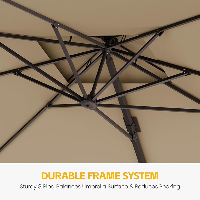 10x10 FT Patio Cantilever Umbrella - Image 5