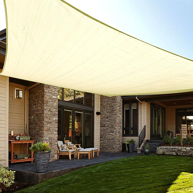 LOVE STORY Custom Size 5' x 9' Sun Shade Sail by LOVESTORY