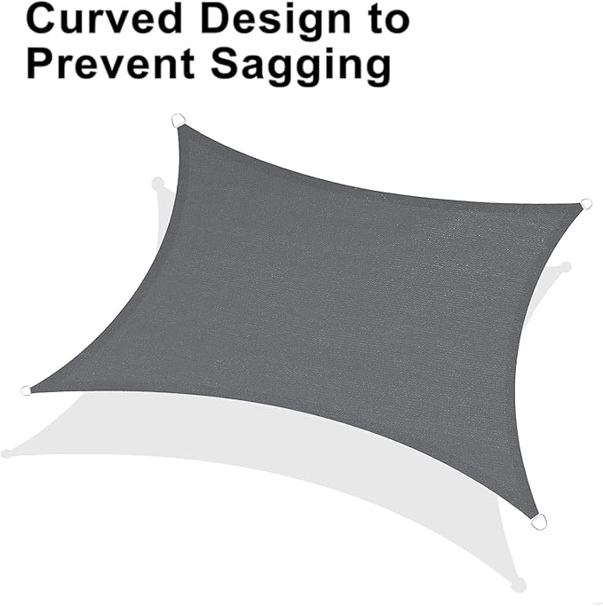 LOVE STORY Custom Size 7' x 16' Sun Shade Sail - Image 6