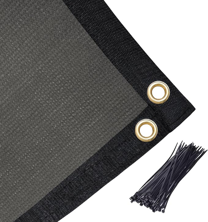 Amagenix 90% Pergola Shade Cover 15'X 23' Dark Gray Sun Shade Cloth - Image 5