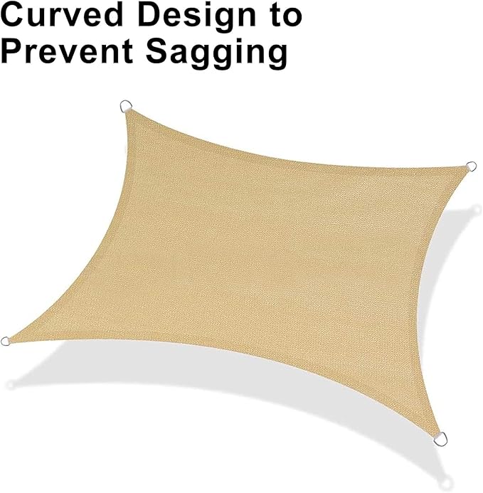 LOVE STORY Custom Size 10' x 24' Sun Shade Sail - Image 6