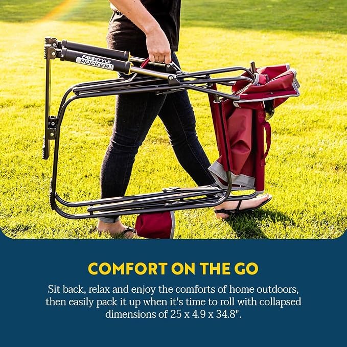 GCI OUTDOOR Freestyle Rocker Camping Chair | Portable Folding Rocking Chair - Image 6