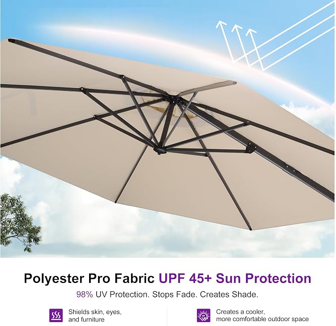 PURPLE LEAF Patio Umbrella - Image 7