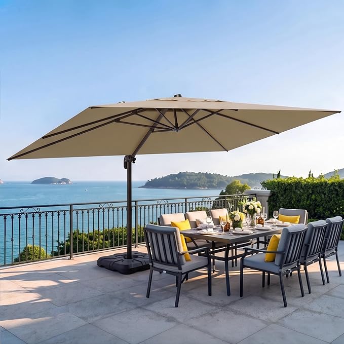 9x12 FT Patio Cantilever Umbrella - Image 7