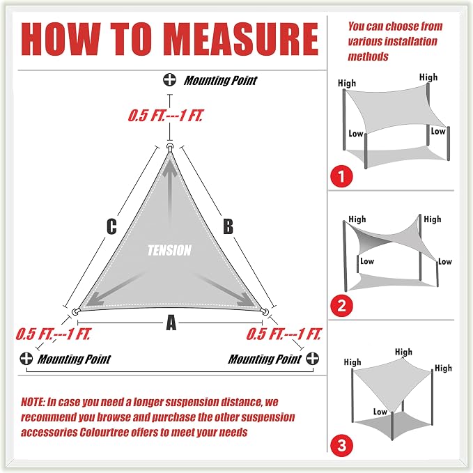 ColourTree CTSLT Custom Size Order to Make 11' x 11' x 15.6' Turquoise Right - Image 6