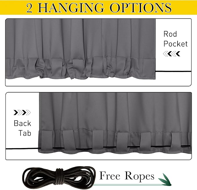 NICETOWN Windproof Outdoor Curtains - Image 8