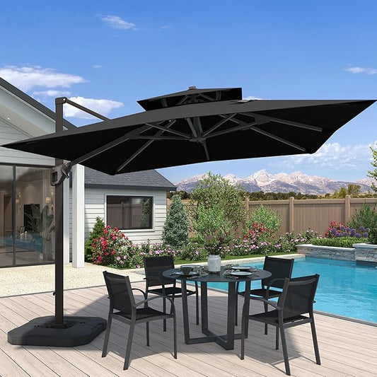 10x10 FT Outdoor Cantilever Patio Umbrella by Unknown