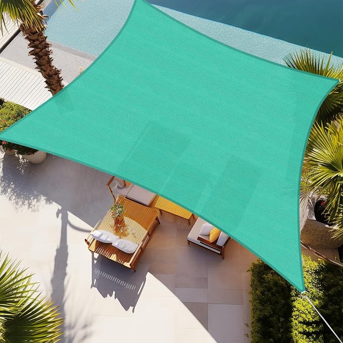 Shade&Beyond 5'x7' Sun Shade Sail Canopy Rectangle, UV Block Breathable Curved by ShadeBeyond