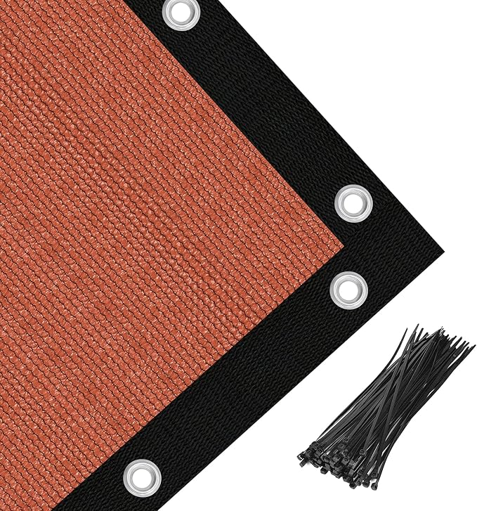 Amagenix 90% Pergola Shade Cover 8' X 18' Sun Shade Cloth - Image 6