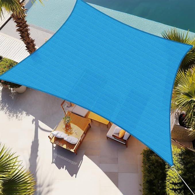 Shade&Beyond 14'x20' Sun Shade Sail Canopy Rectangle, UV Block Breathable by ShadeBeyond