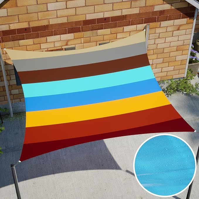 Royal Shade 13' x 16' x 20.6' Grey Triangle Waterproof Sun Shade Sail Order to - Image 8